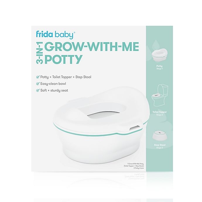 slide 1 of 9, Fridababy 3-in-1 Grow-With-Me Potty Trainer - White, 1 ct