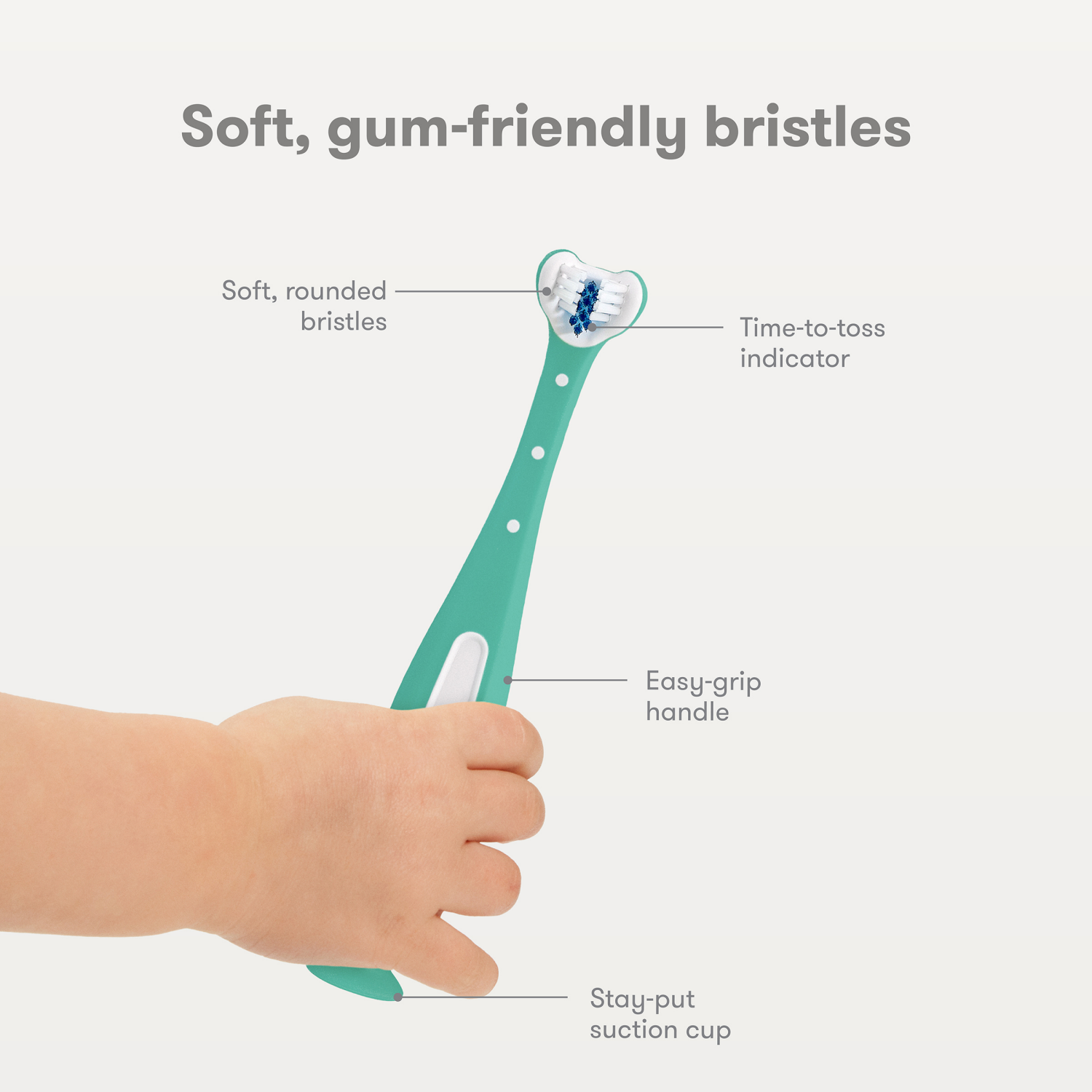 slide 3 of 4, Fridababy Triple-Angle Toothhugger, 1 ct., 1 ct