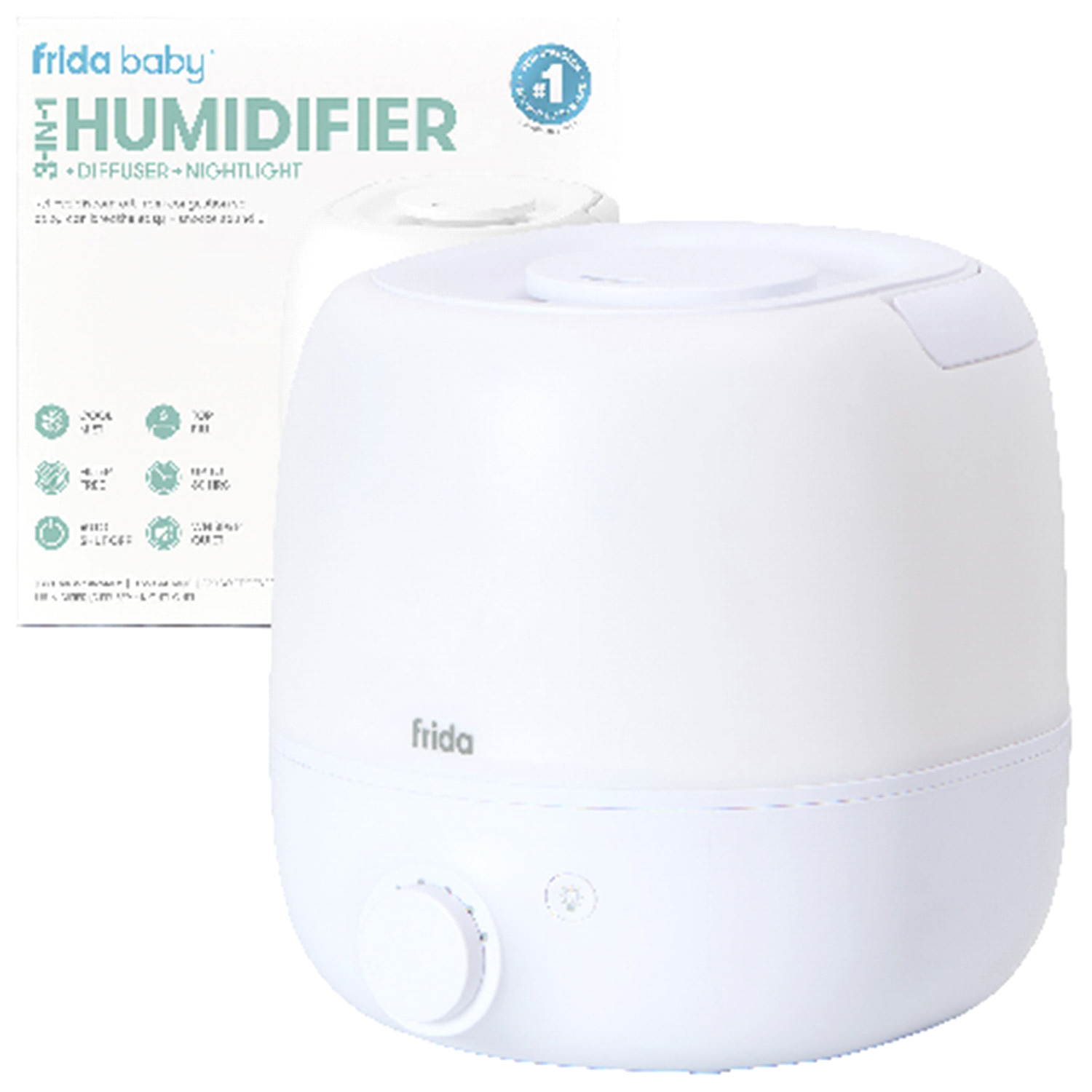 slide 1 of 2, FRIDABABY Frida Baby 3-in-1 Humidifier with Diffuser and Nightlight, 1 ct