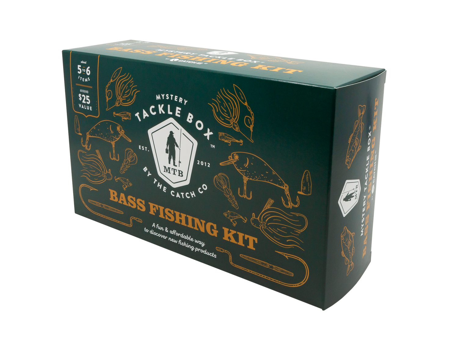 slide 1 of 1, Mystery Tackle Box Bass Regular Fishing Lure Kit, 1 ct