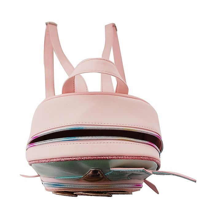 slide 4 of 4, OMG Accessories Mermaid Unicorn Mini Backpack - Pink, 1 ct