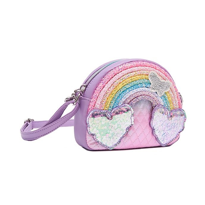 slide 2 of 4, OMG Accessories Glitter Rainbow Handbag, 1 ct