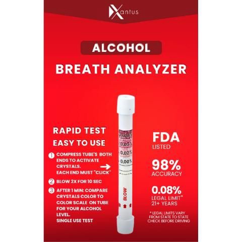 slide 1 of 1, Xantus Alcohol Breath Analyzer, 1 ct