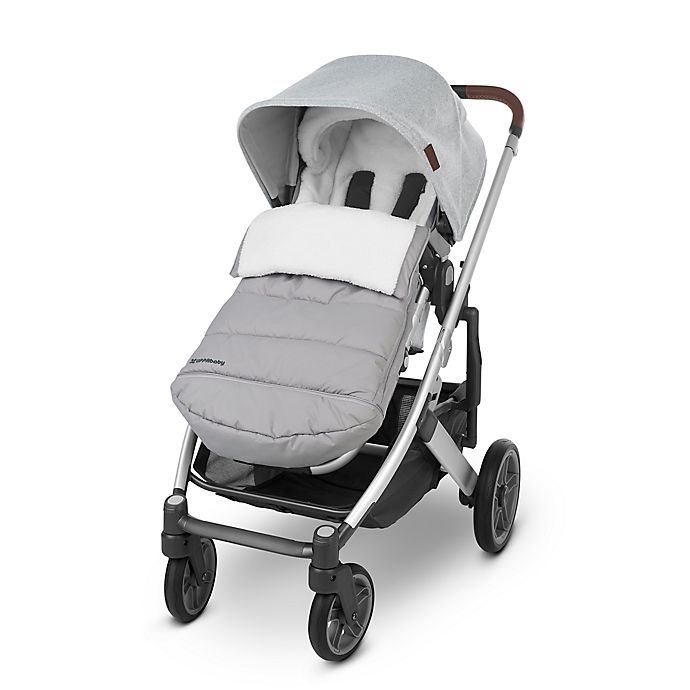 slide 2 of 3, UPPAbaby CozyGanoosh Stroller Footmuff - Stella Grey, 1 ct