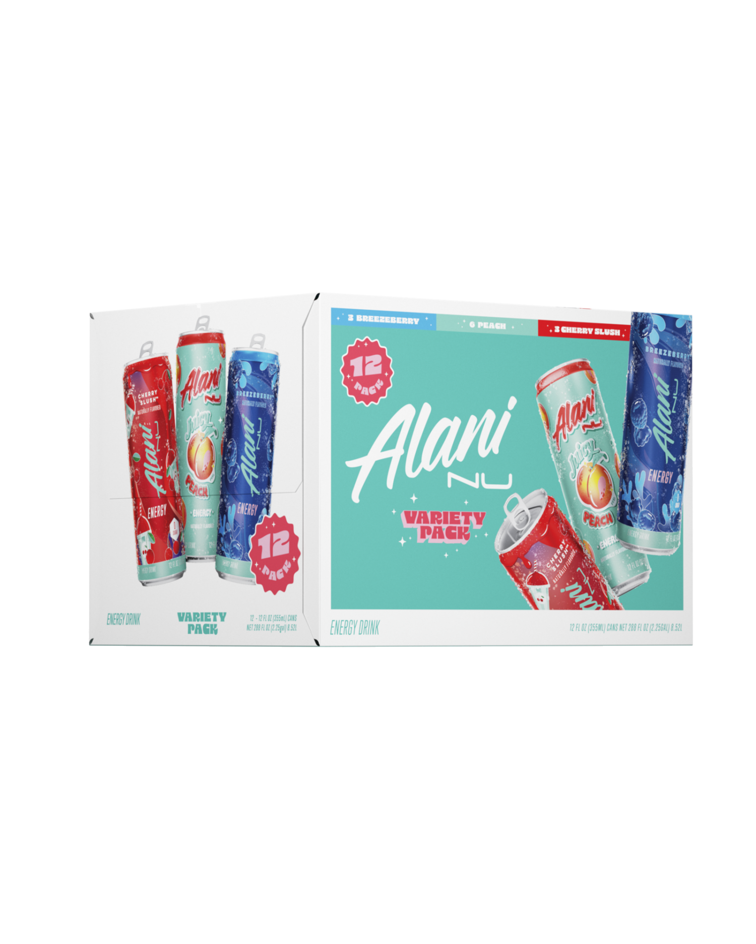 slide 2 of 2, Alani Nu Alani Energy Variety 12pk 12OZ, 12 ct; 12 fl oz