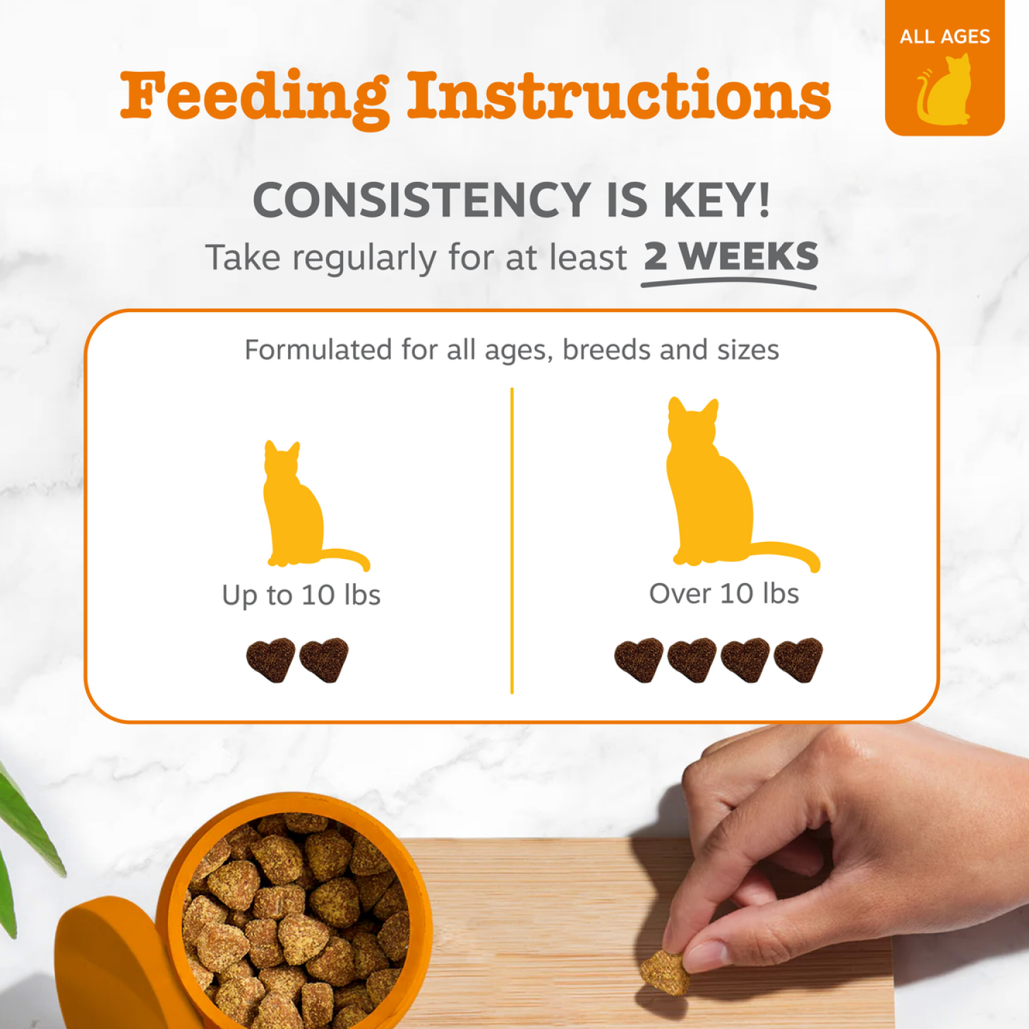 slide 6 of 6, Zesty Paws Calming Bites for Cats, Bacon 30ct, 30 ct