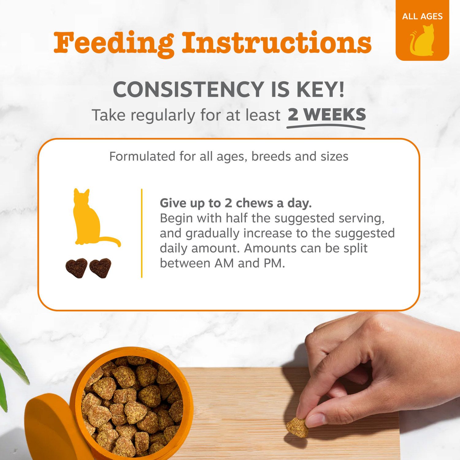 slide 7 of 7, Zesty Paws Aller Immune Bites for Cats, Bacon 30ct, 30 ct