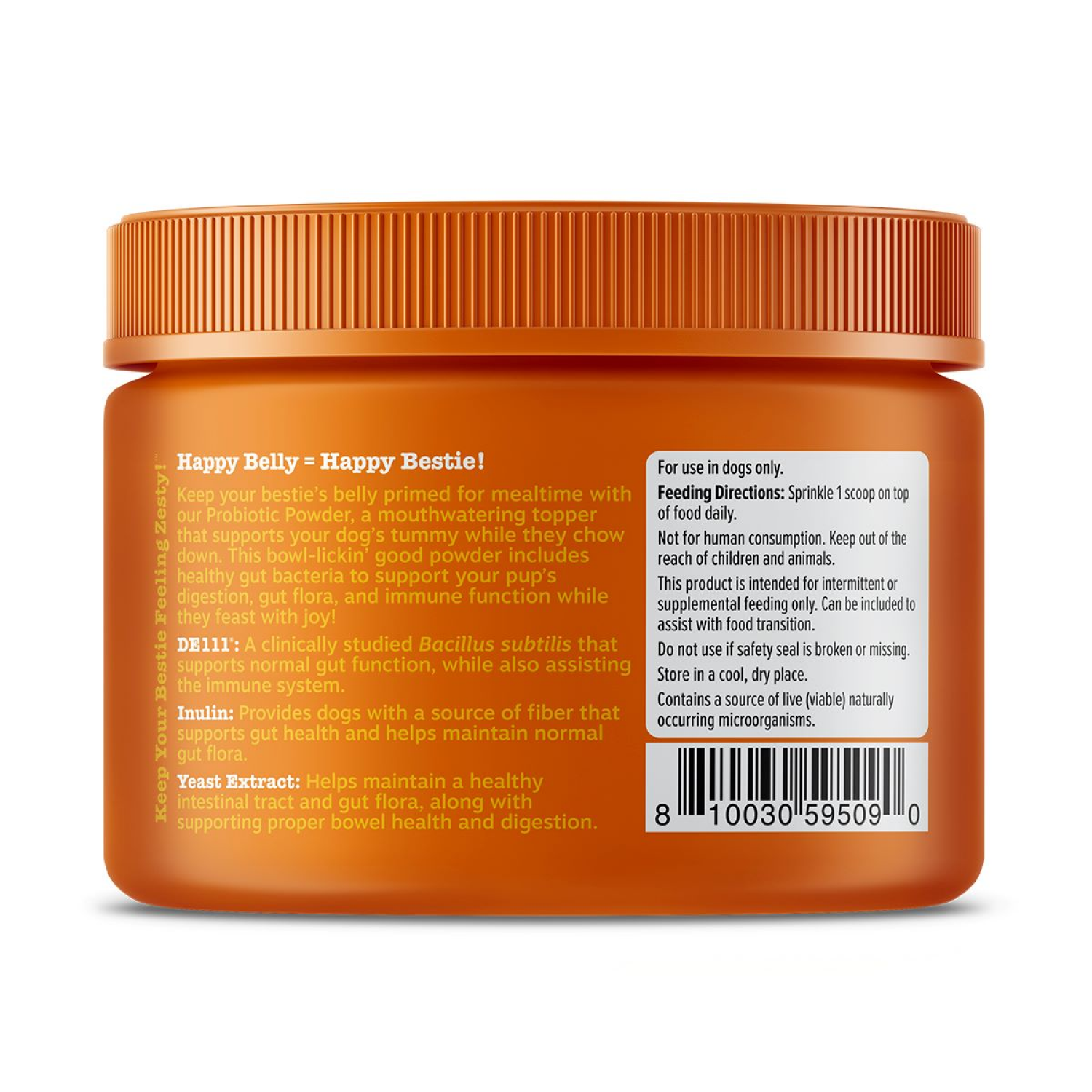 slide 5 of 7, Zesty Paws Probiotic Powder, Pumpkin, 5.2OZ, 5.2 oz