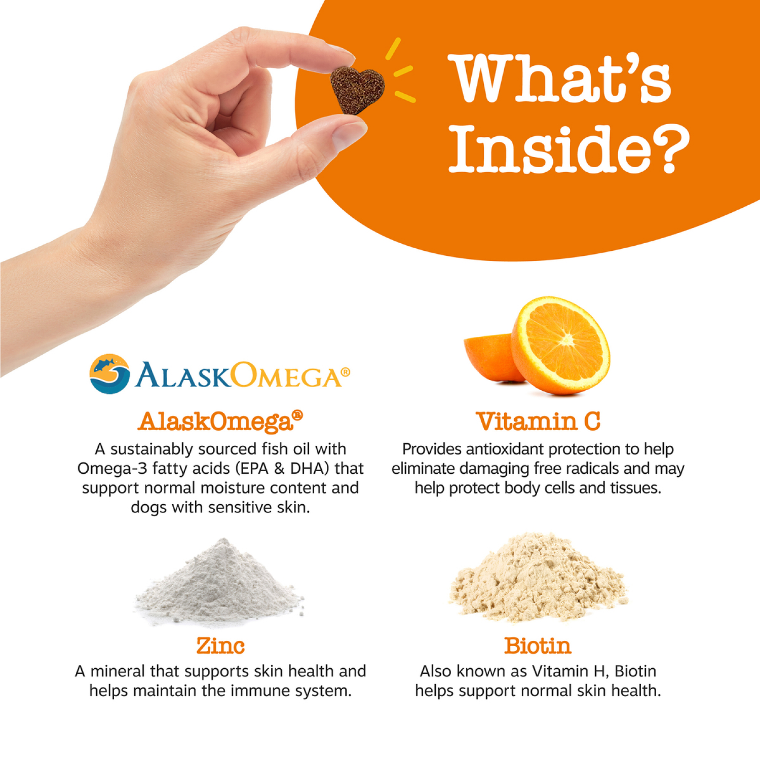 slide 3 of 4, Zesty Paws Soft Chews All Ages Skin Health Soft Chews Chicken Flavor Itch Relief Bites 60 Each, 60 ct