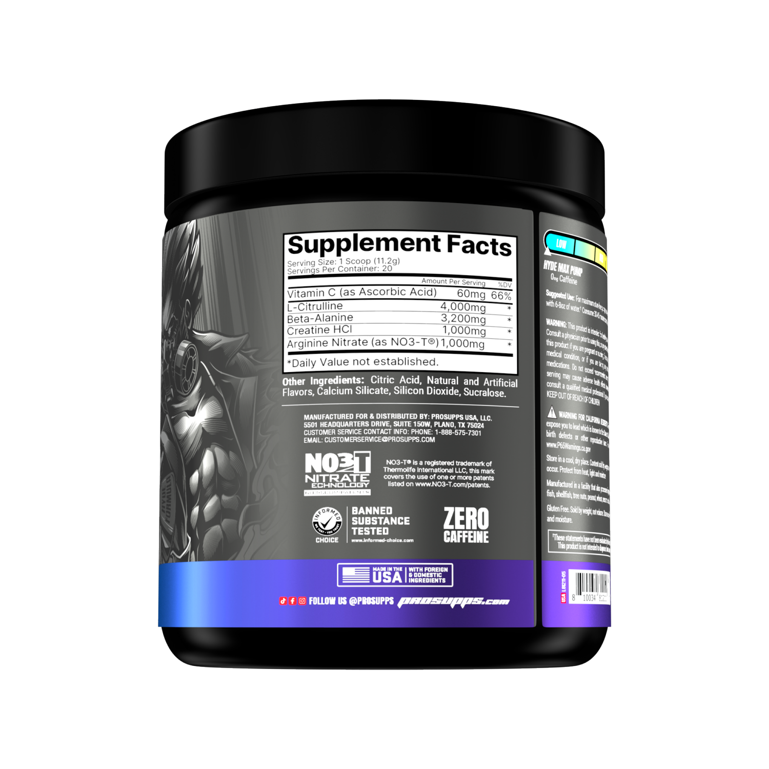 slide 2 of 4, Mr Hyde Caffeine-Free Blue Razz Pre-Workout 7.9 oz, 7.9 oz