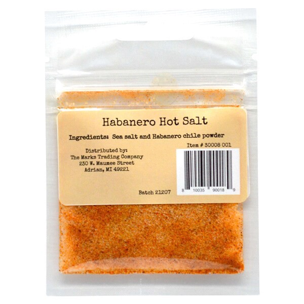 slide 3 of 5, The Marks Trading Company Habanero Hot Salt, 0.5 oz