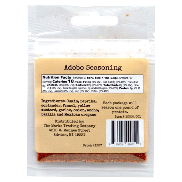 slide 5 of 5, The Marks Trading Company Adobo Seasoning, 0.25 oz