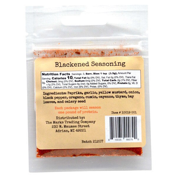 slide 2 of 5, The Marks Trading Company Blackened Seasoning, 0.4 oz