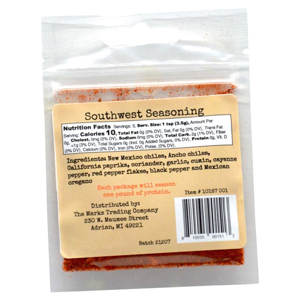 slide 4 of 5, MTC SOUTHWEST SEASONING 10187 001, 0.4 oz