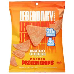 Legendary Foods Nacho Cheese Popped Protein Chips - 20g Protein