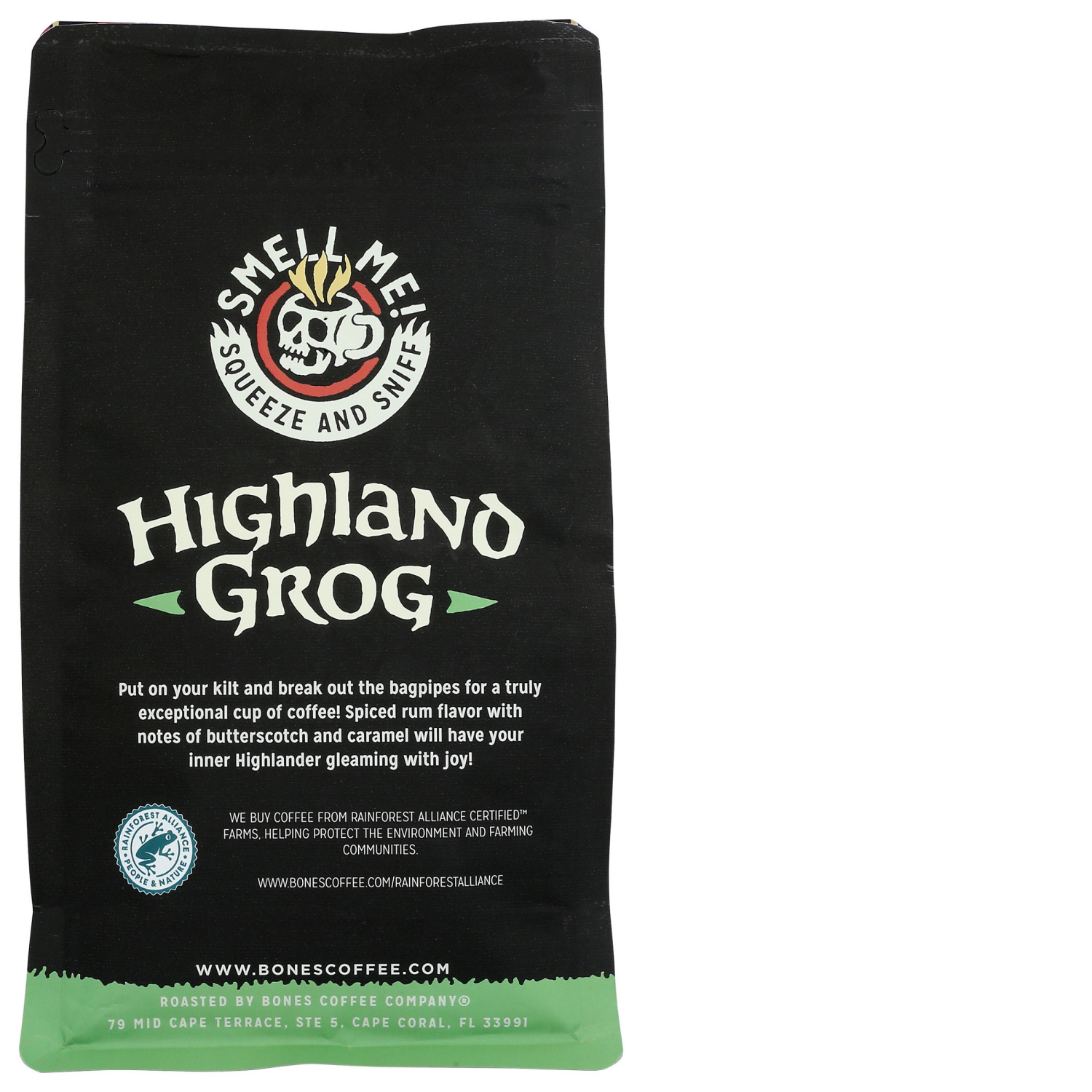 slide 2 of 2, Bones Coffee Company Medium Roast Ground Highland Grog Coffee 12 oz, 12 oz