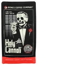 Bones Coffee Company Medium Roast Ground Holy Cannoli Coffee 12 oz