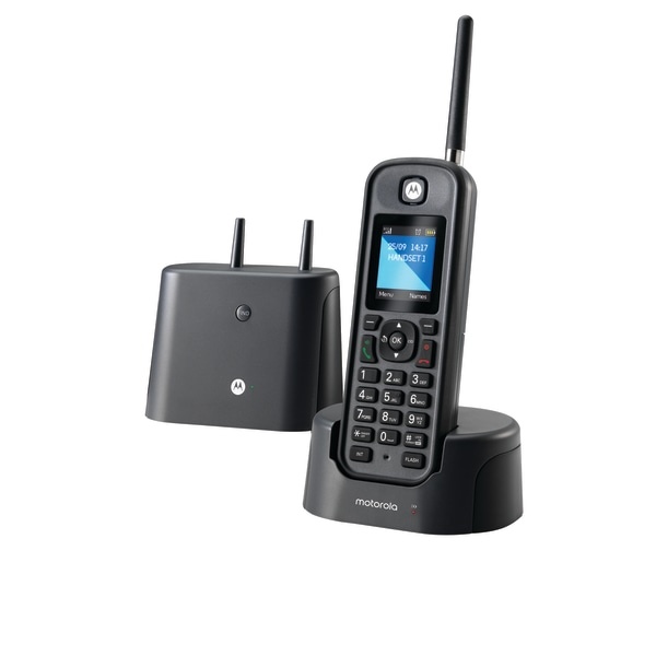 slide 2 of 4, Motorola O2 Series Digital Cordless Phone With Digital Answering Machine, Moto-O211, 1 ct