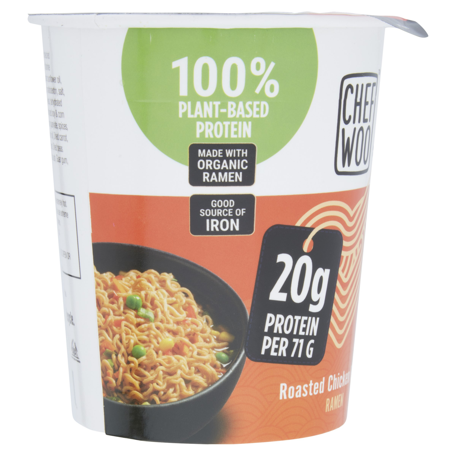 slide 3 of 4, Chef Woo Roasted Chicken Protein Cup, 2.5 oz