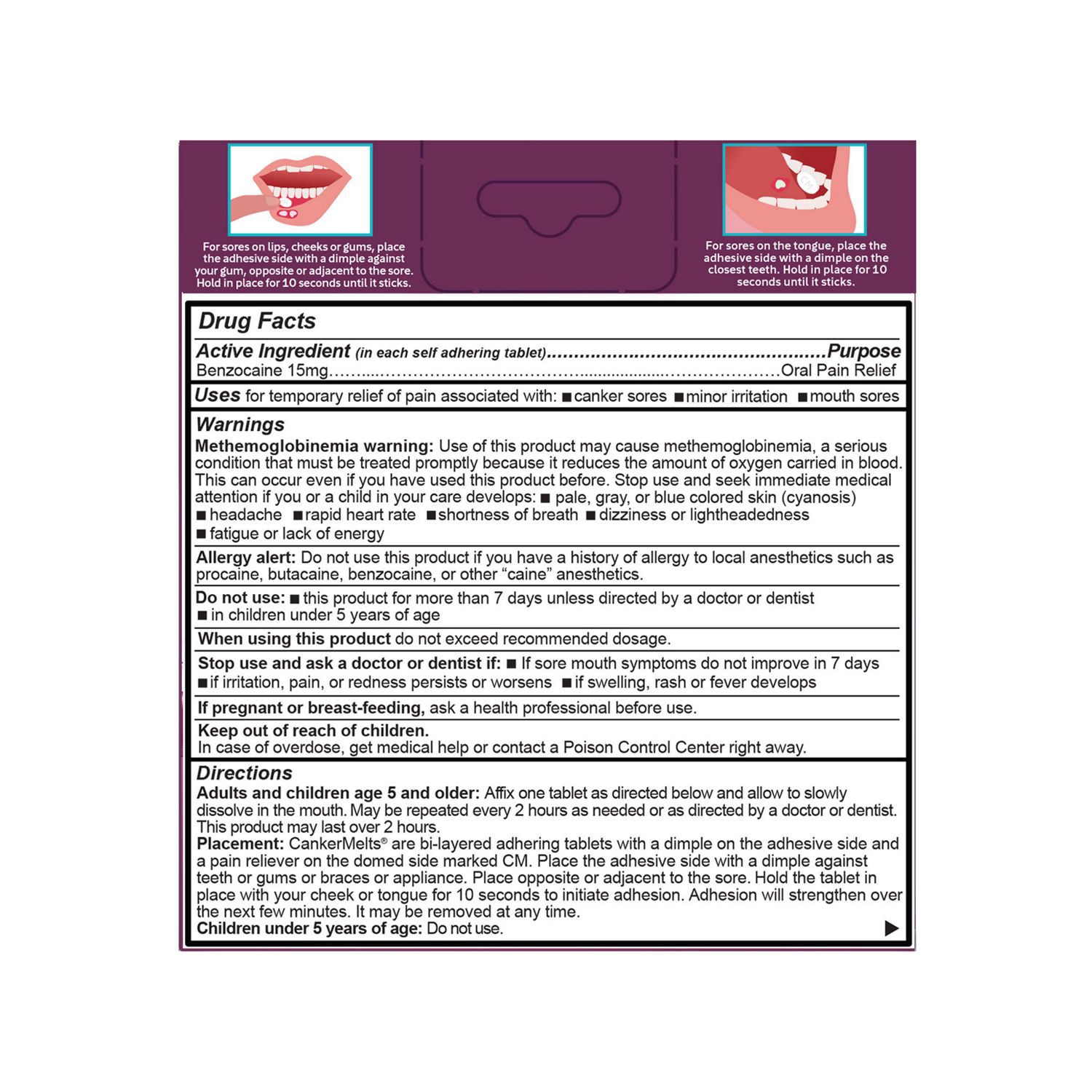 slide 3 of 3, Oracoat Cankermelts, 20 Ct, 20 ct