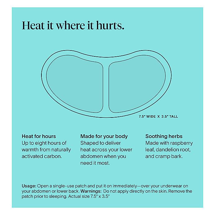 slide 5 of 6, Cora Relief Heat Patches, 1 ct