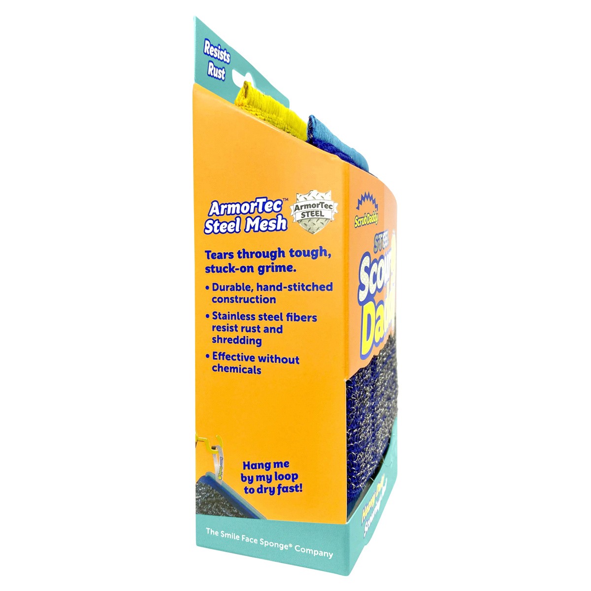 slide 2 of 3, Scrub Daddy Scour Daddy Steel Scouring Pad, 2 ct