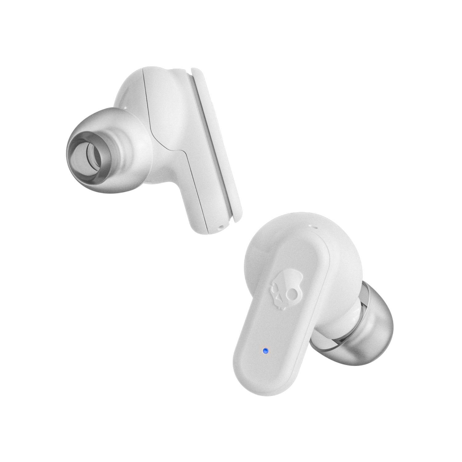 slide 2 of 2, Skullcandy Dime 3 Bone Orange Glow Earbuds 1 ea, 1 ct