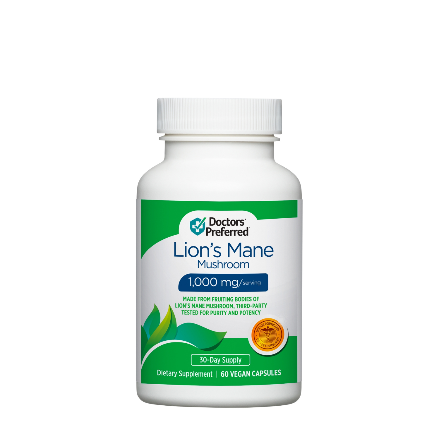 slide 7 of 7, Dr Preferred Lions Mane Vcap, 60 ct