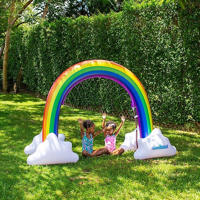 slide 2 of 4, PoolCandy Adult Giant Rainbow Sprinkler, 1 ct