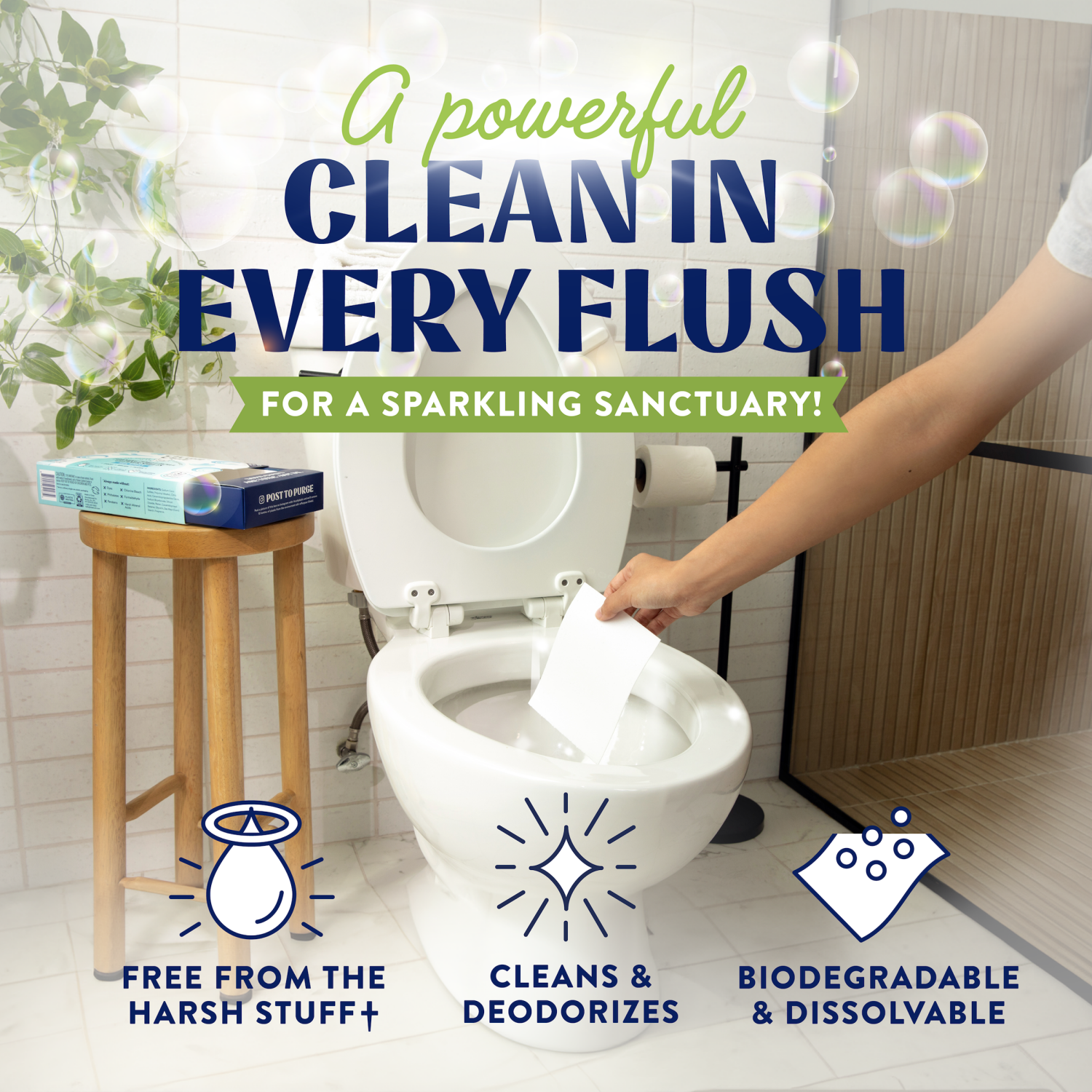 slide 4 of 5, Cleancult Fresh Lemon Toilet Bowl Cleaner Sheets - 32ct, 32 ct