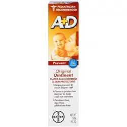 A+D Original Diaper Rash Ointment + Skin Protectant Ointment 1.5 oz