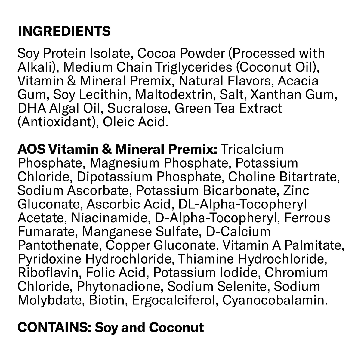 slide 2 of 4, AOS Protein Powder Rich Chocolate, 1.21 lb