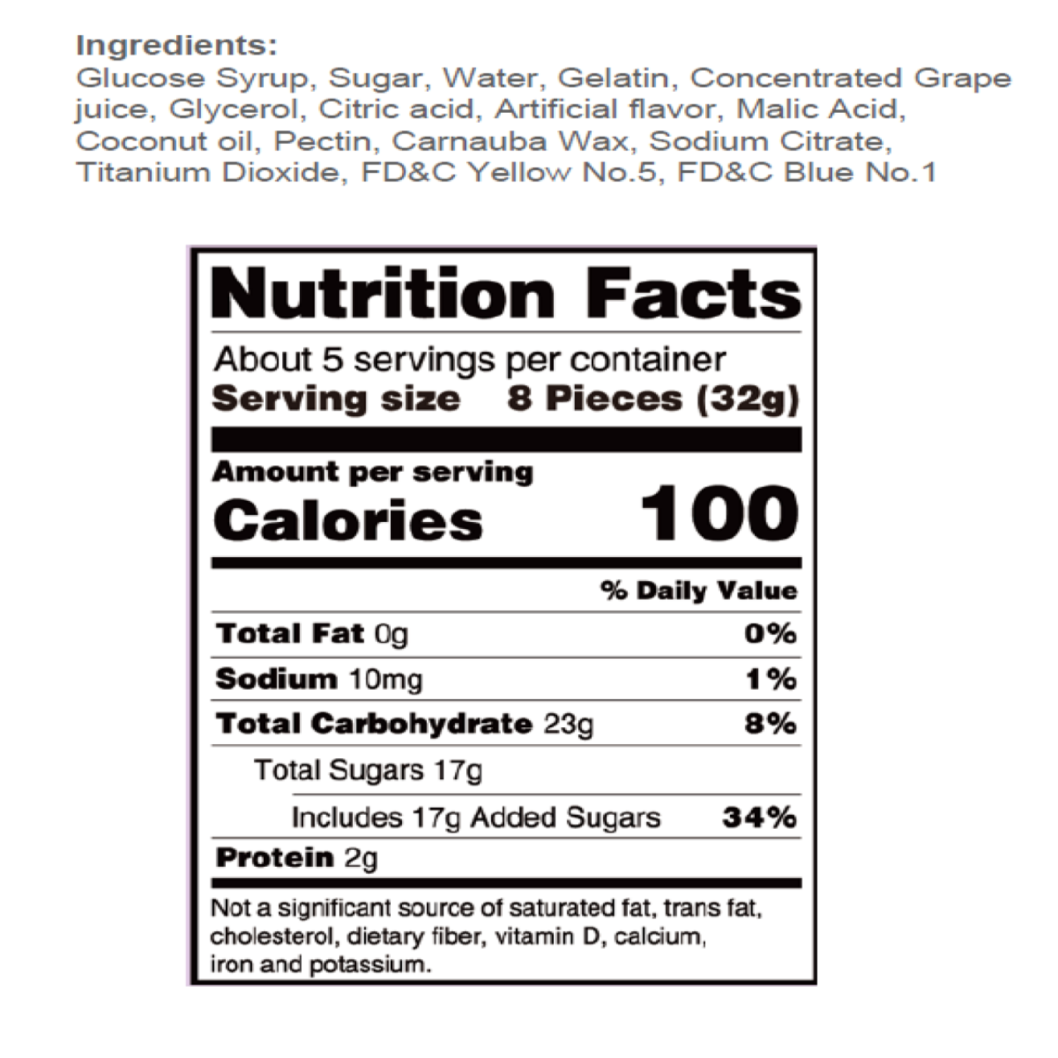slide 2 of 2, 4D Juicy Burst Gummy Pineapple 6 Oz, 6 oz