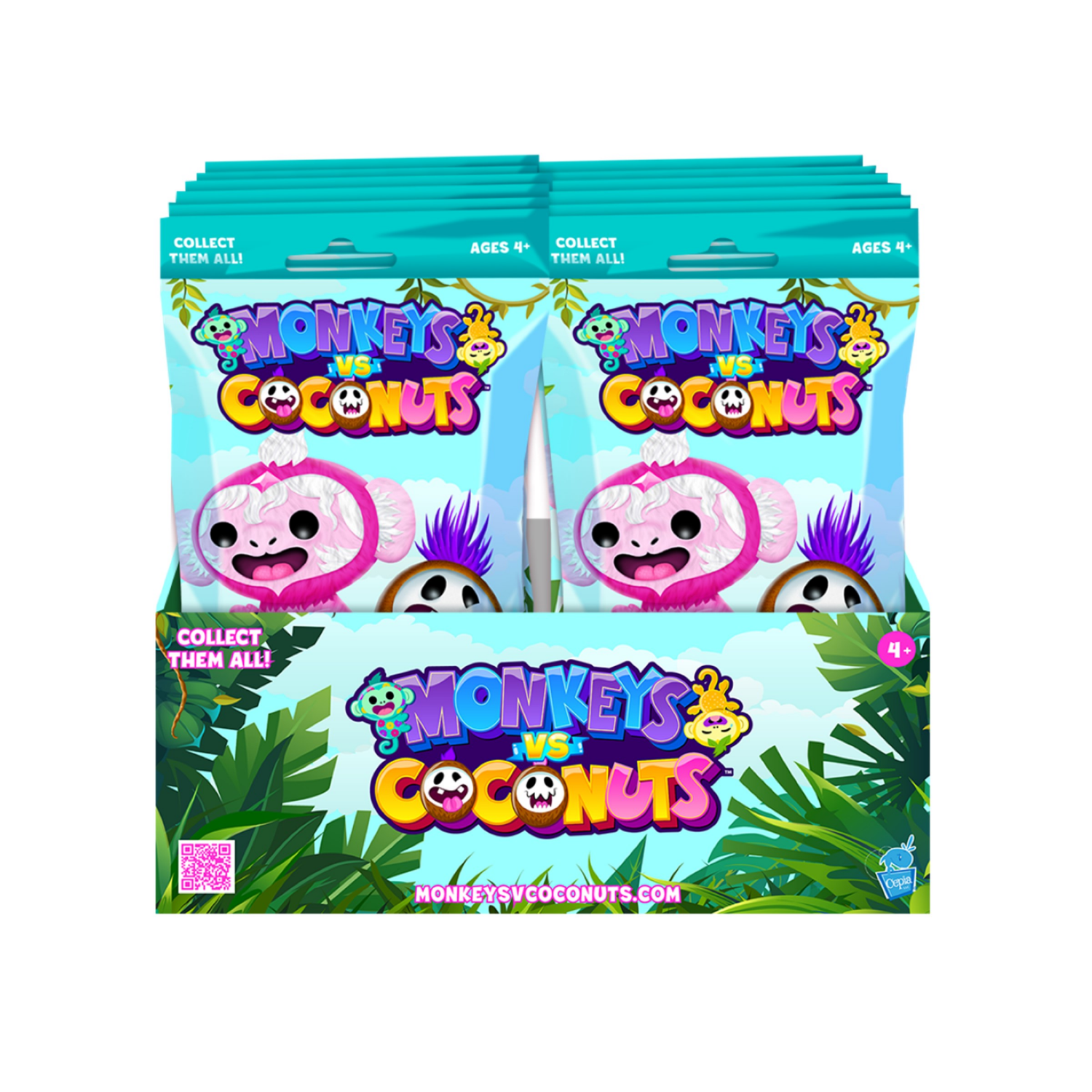 slide 1 of 1, Monkeys vs Coconuts Mystery Bag, 1 ct