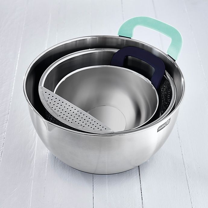 slide 6 of 6, Dash Stainless Steel Mixing Bowl Set, 5 ct