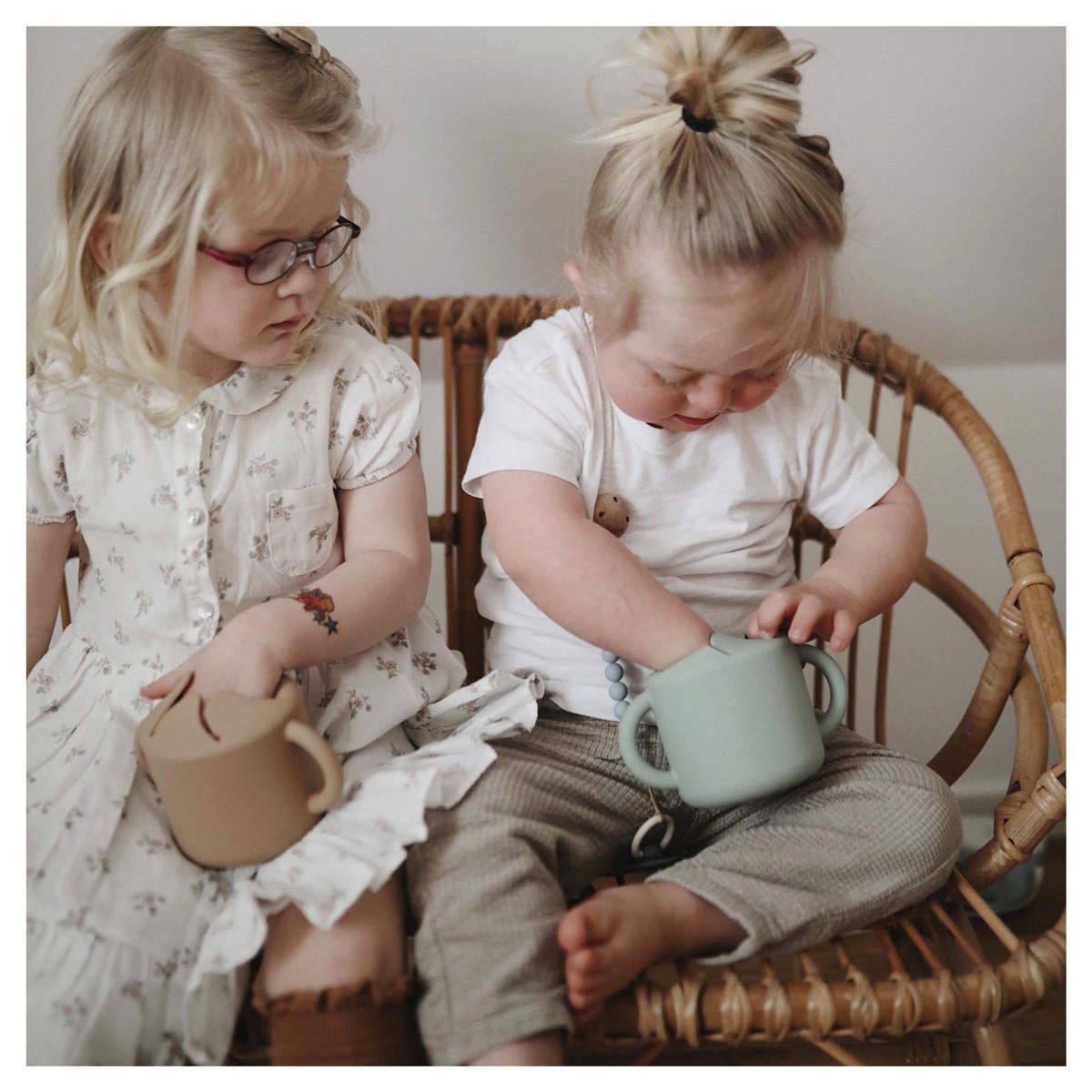 slide 2 of 2, Mushie Silicone Snack Cup 1 ea, 1 ct