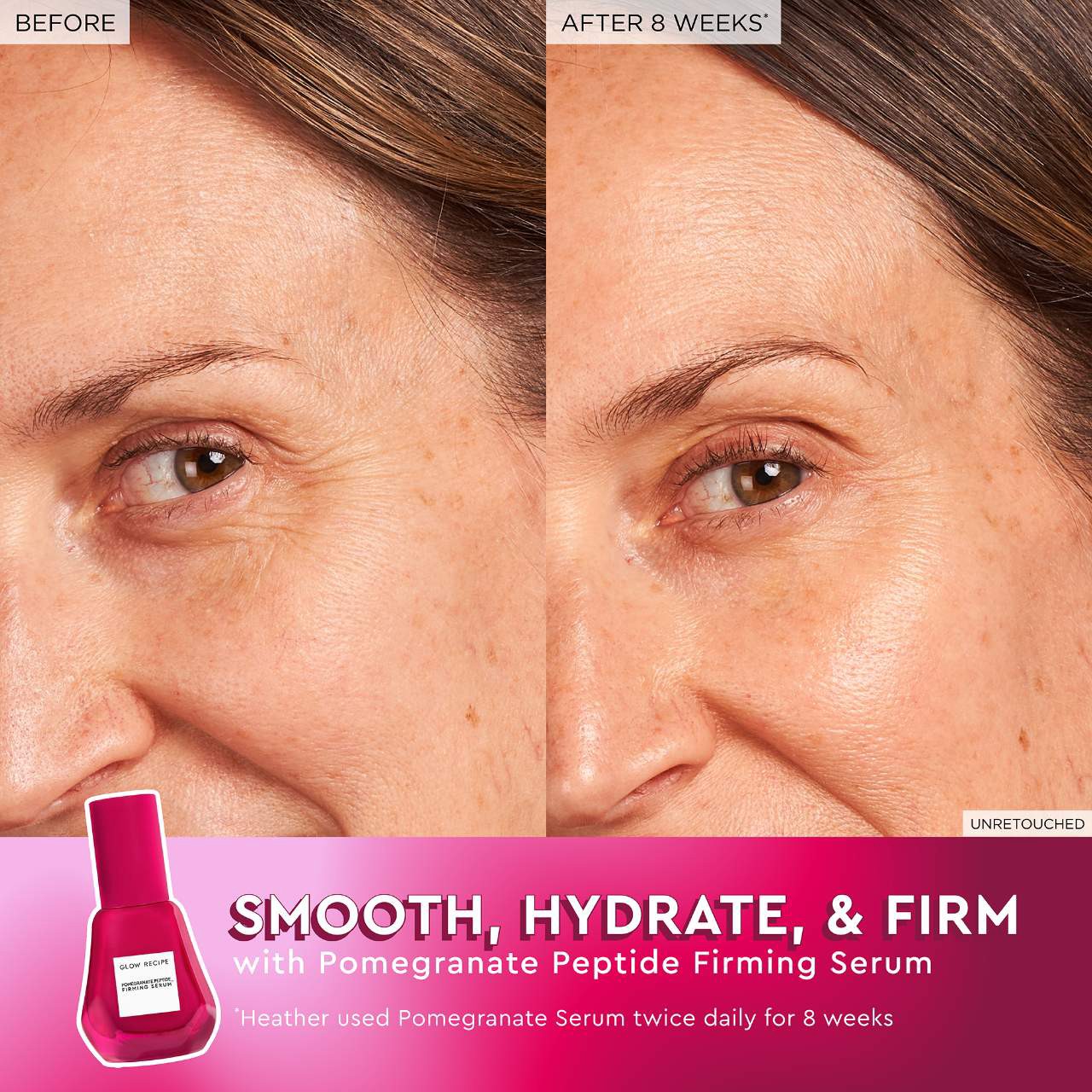 slide 2 of 6, Glow Recipe Pomegranate Peptide Firming Serum 1.01 oz / 30 mL, 1.01 oz / 30 ml