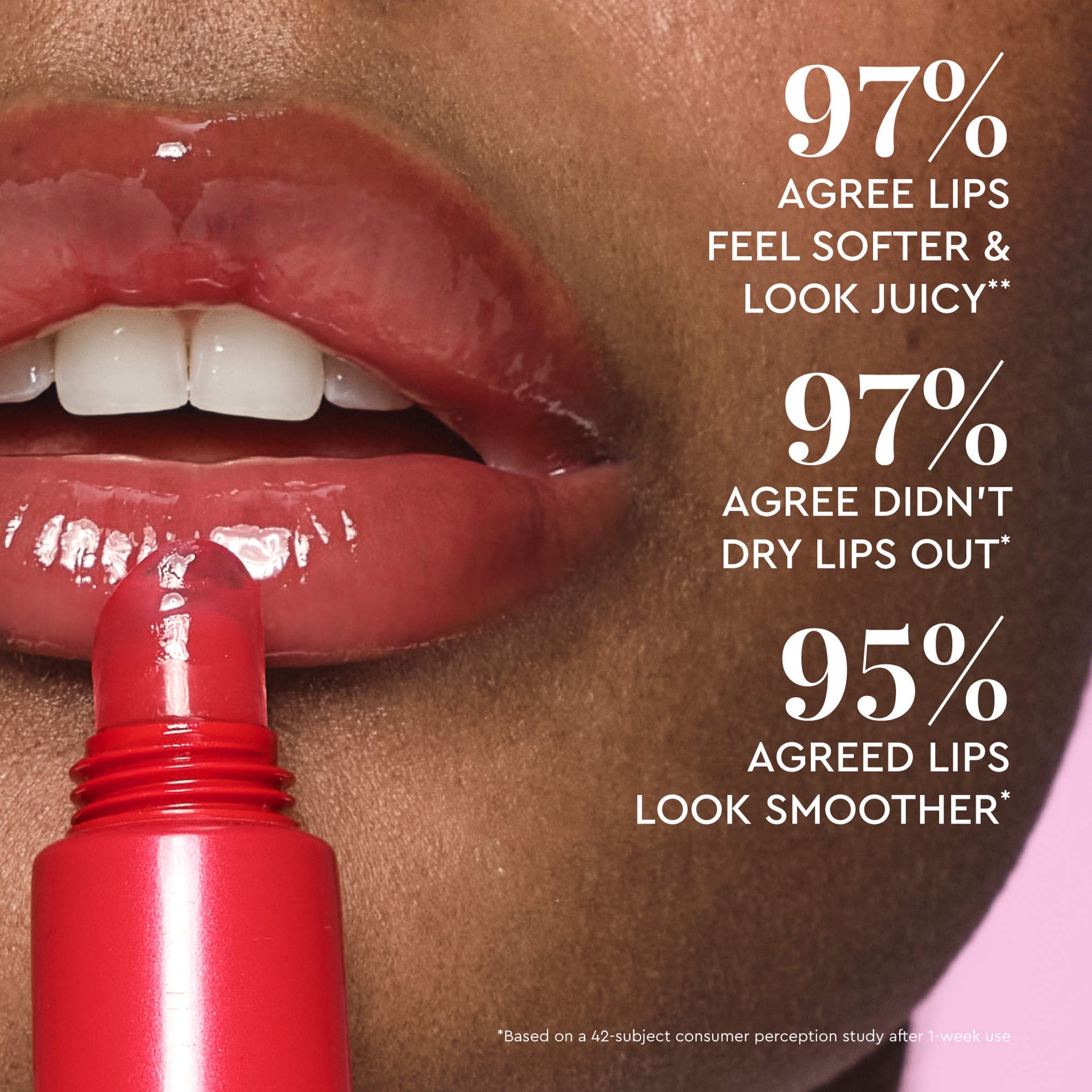 slide 5 of 10, Glow Recipe Glass Balm Lip Treatment for Shine & Hydration Strawberry Bingsoo, 0.52 oz/15 gram