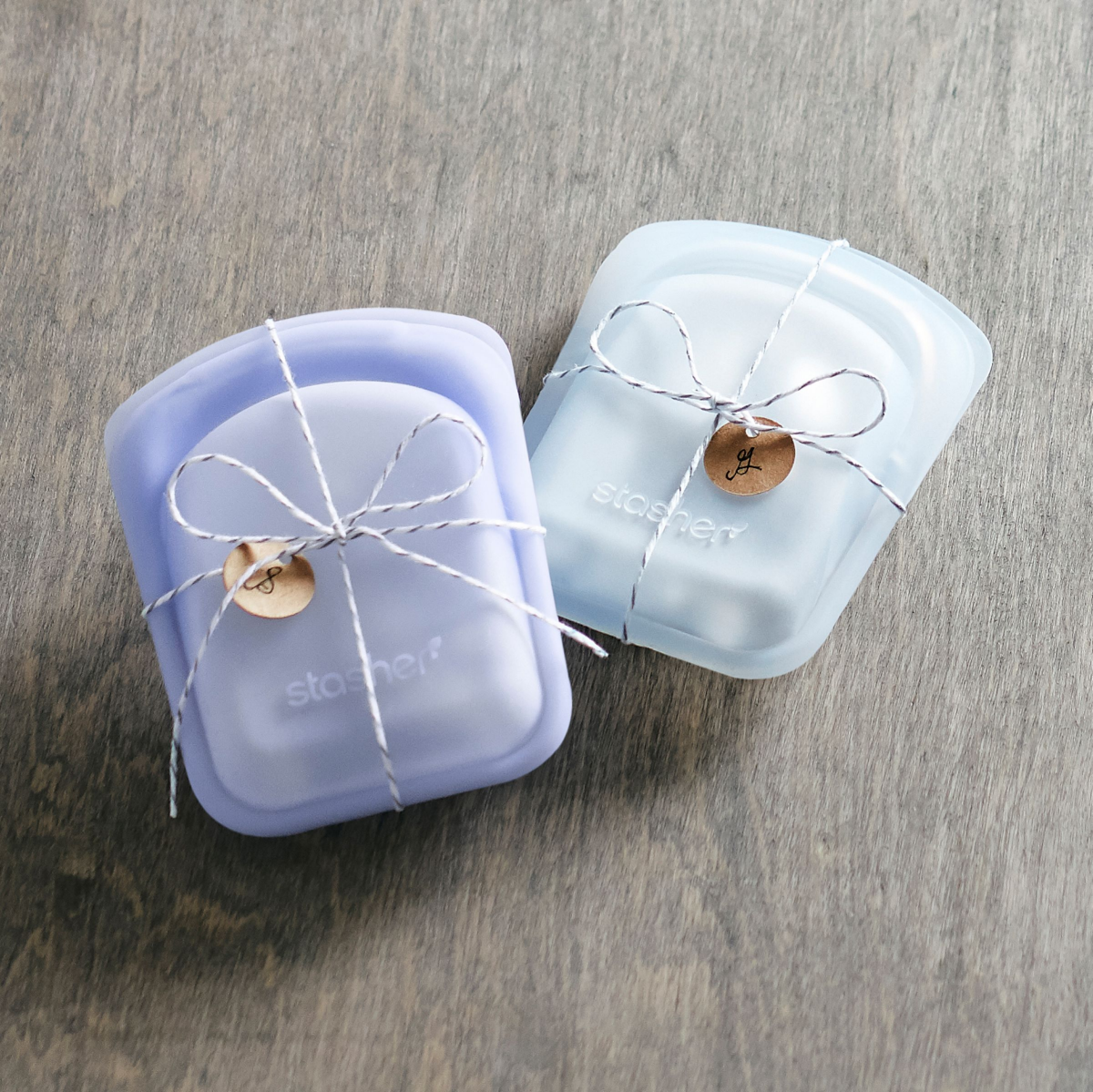 slide 4 of 4, Stasher Reusable Pocket Bag Ea Lavender Clear, 2 ct; 4 oz