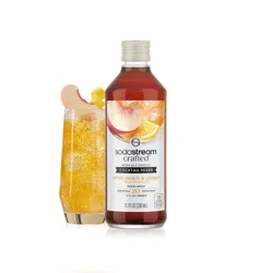 SodaStream Crafted Non-Alcoholic White Peach & Ginger Cocktail Mixer
