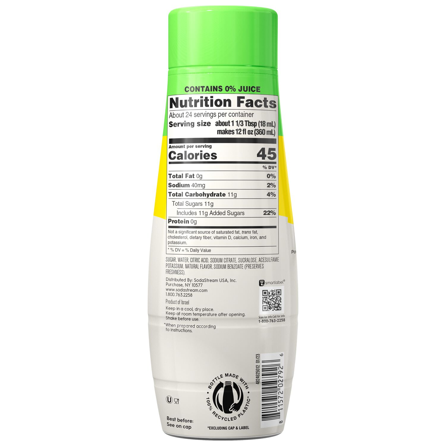 slide 2 of 6, SODA STREAM SodaStream Starry Lemon Lime Soda Mix - 440ml, 440 ml