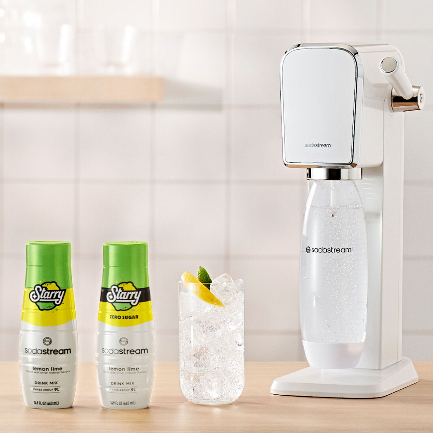 slide 3 of 6, SODA STREAM SodaStream Starry Lemon Lime Soda Mix - 440ml, 440 ml