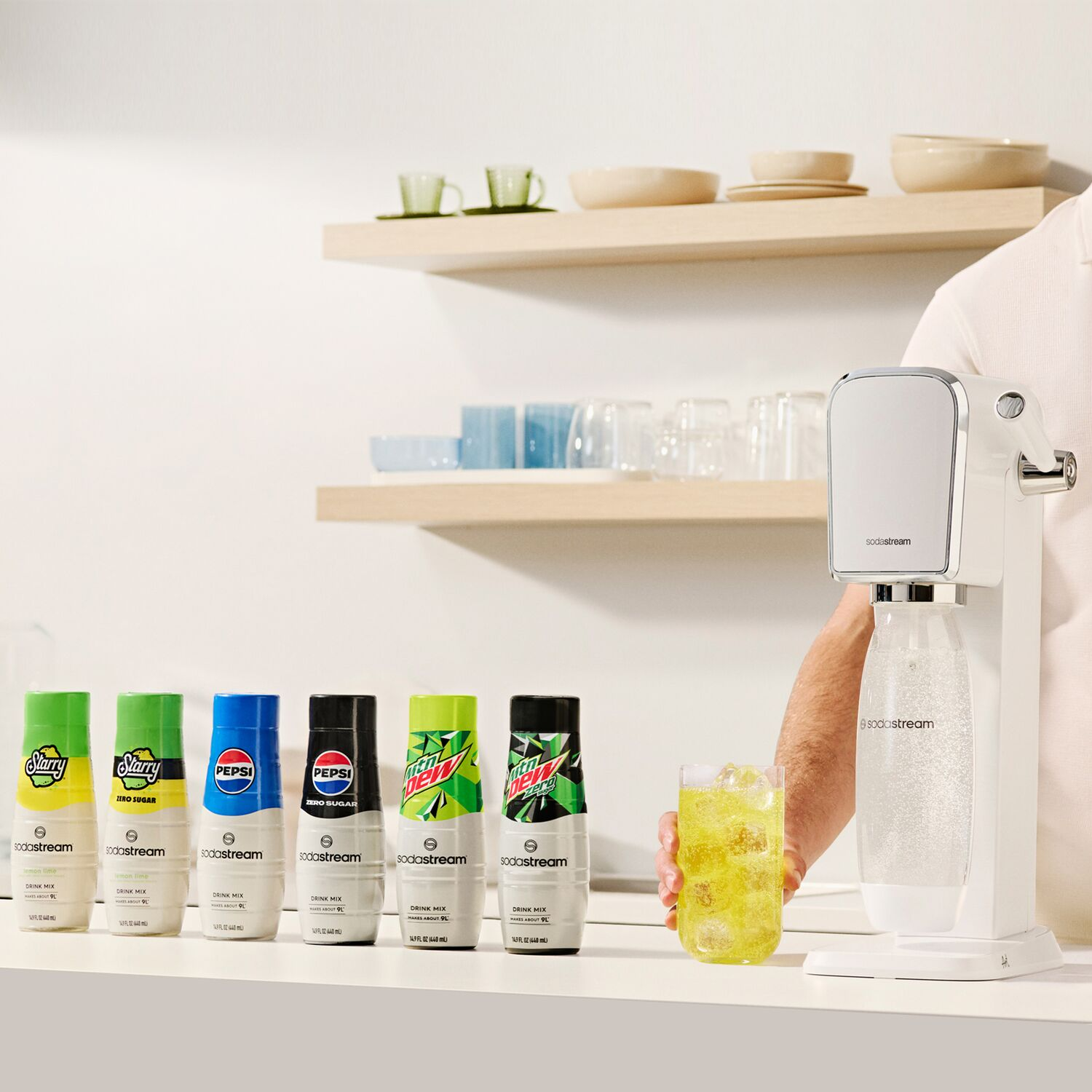 slide 6 of 6, SODA STREAM SodaStream Starry Lemon Lime Soda Mix - 440ml, 440 ml