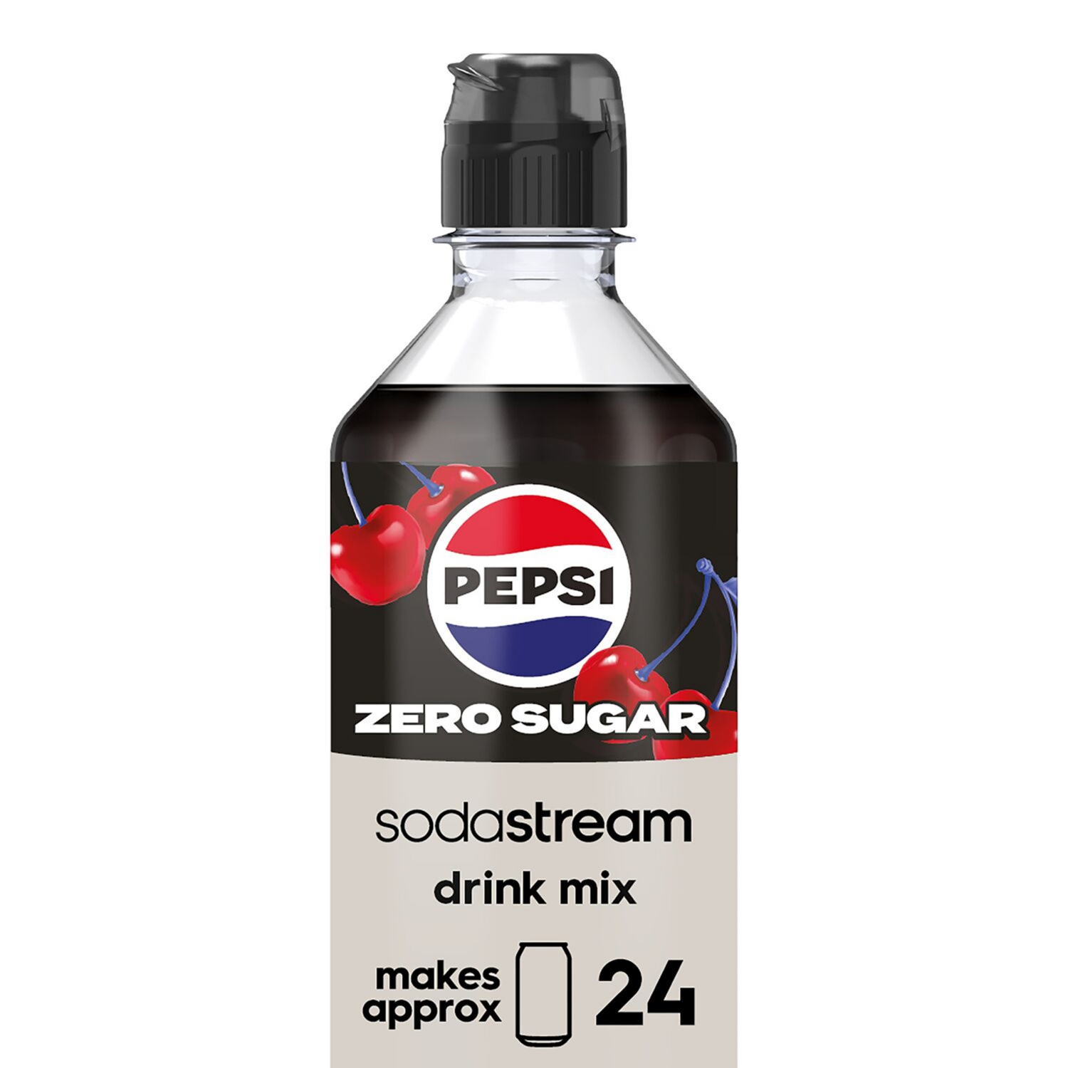 slide 4 of 5, SODA STREAM SodaStream Pepsi Wild Cherry Zero Flavor, 14.9 fl oz