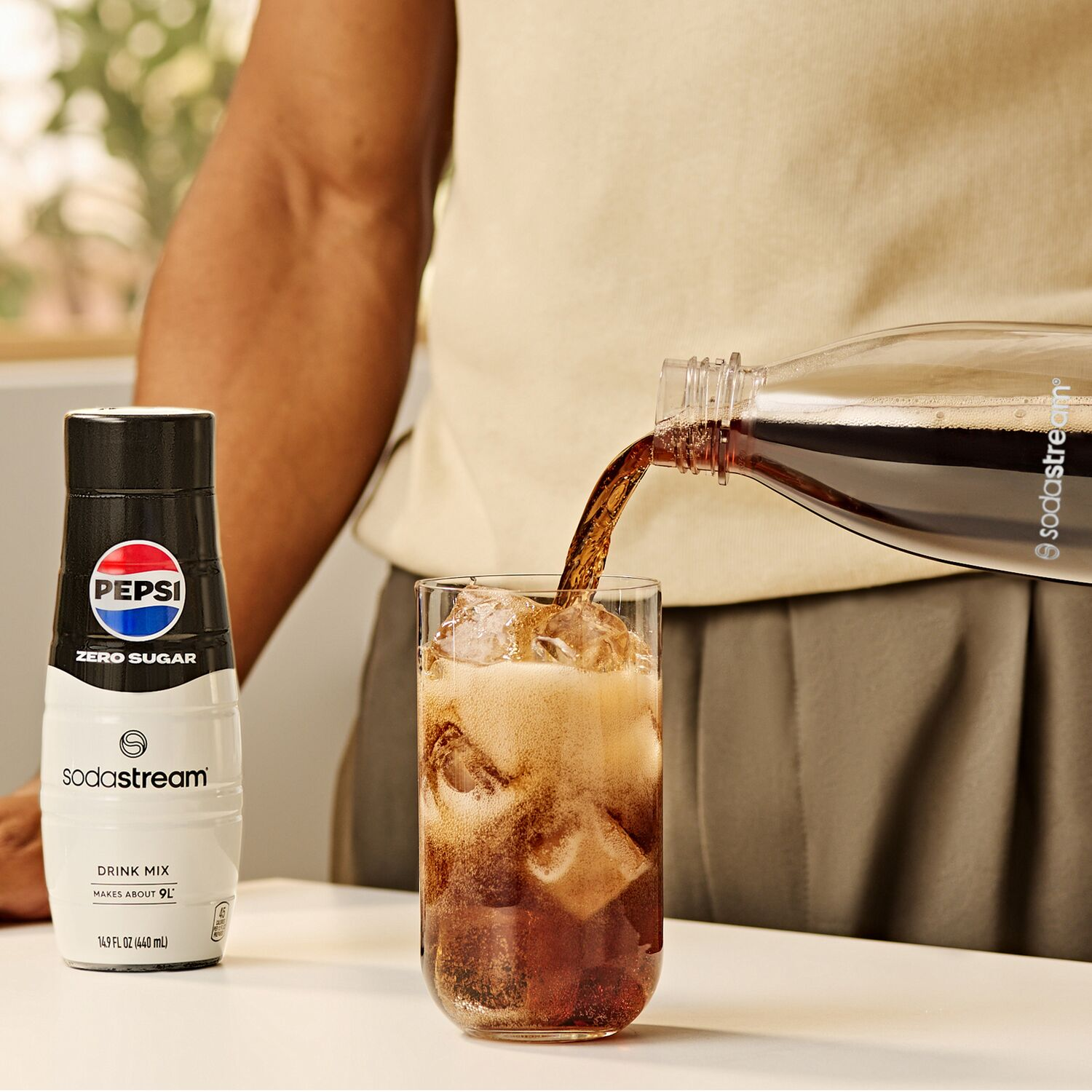 slide 6 of 8, SODA STREAM SodaStream Pepsi Zero Soda Mix - 440ml, 440 ml