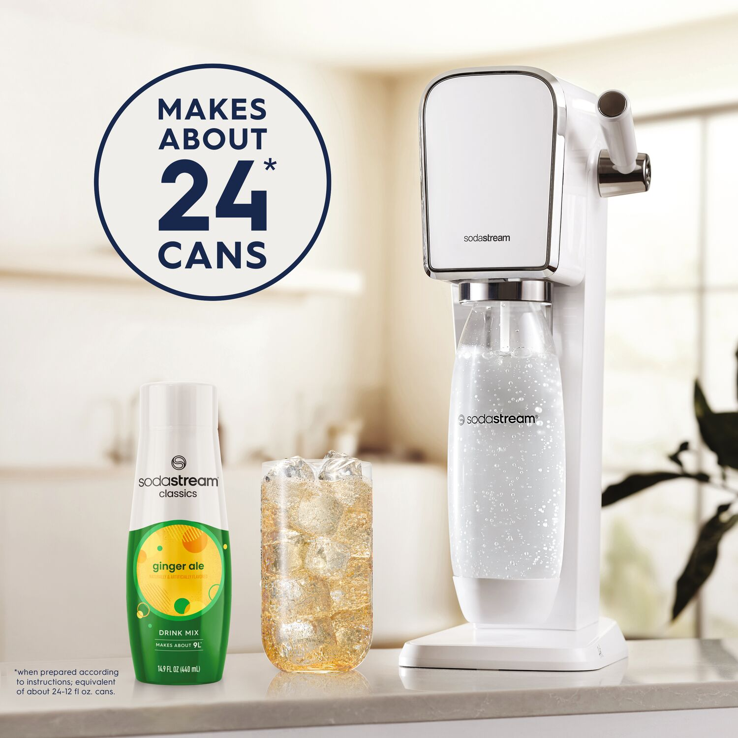 slide 2 of 4, Sodastream Drink Mix, Ginger Ale 440 ml, 440.0 ml