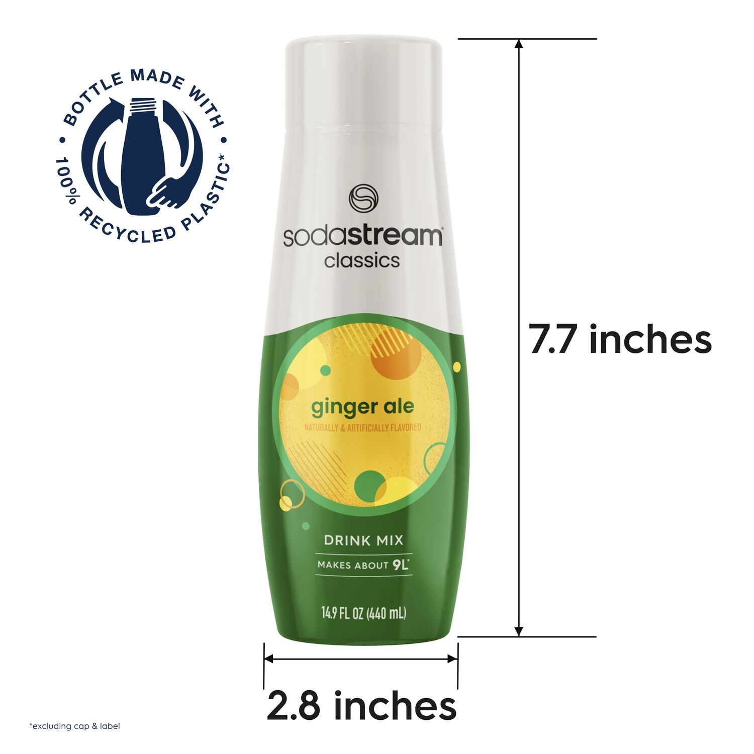 slide 3 of 4, Sodastream Drink Mix, Ginger Ale 440 ml, 440.0 ml