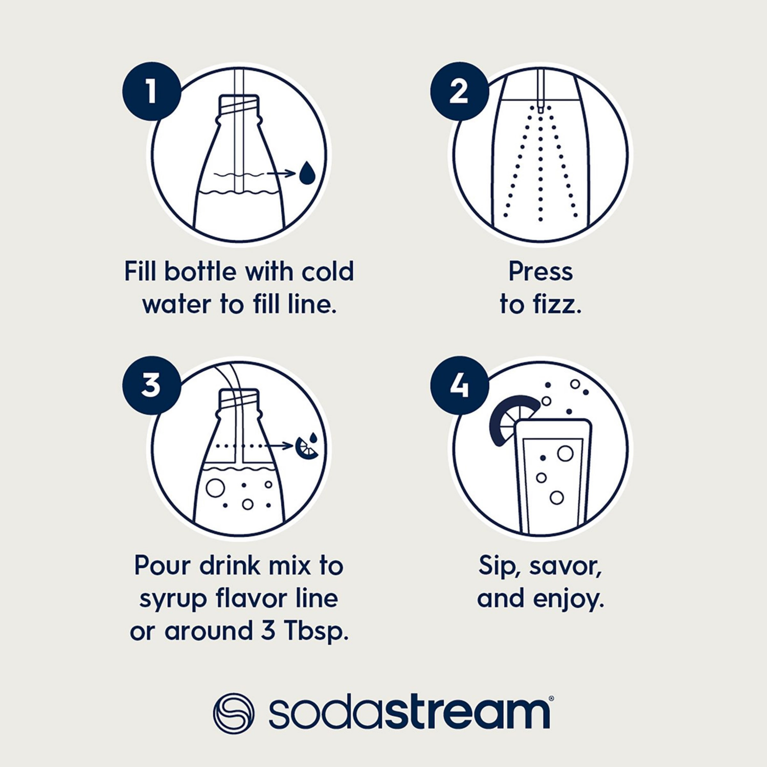 slide 2 of 2, SodaStream Fizz & Go Easy Mix Bottle Sand, 1 ct