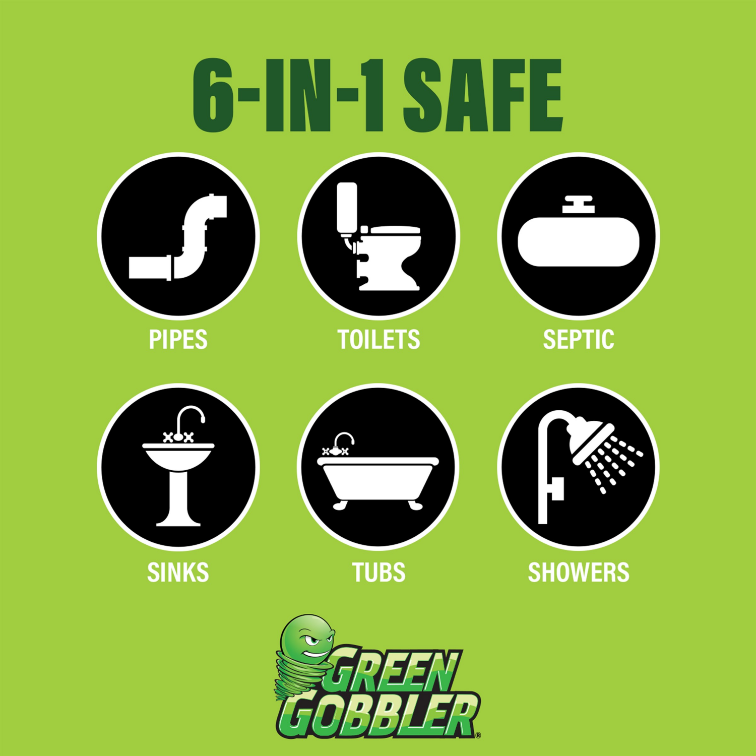 slide 3 of 8, Green Gobbler Drain Clog Dissolver 31 fl oz, 31 fl oz