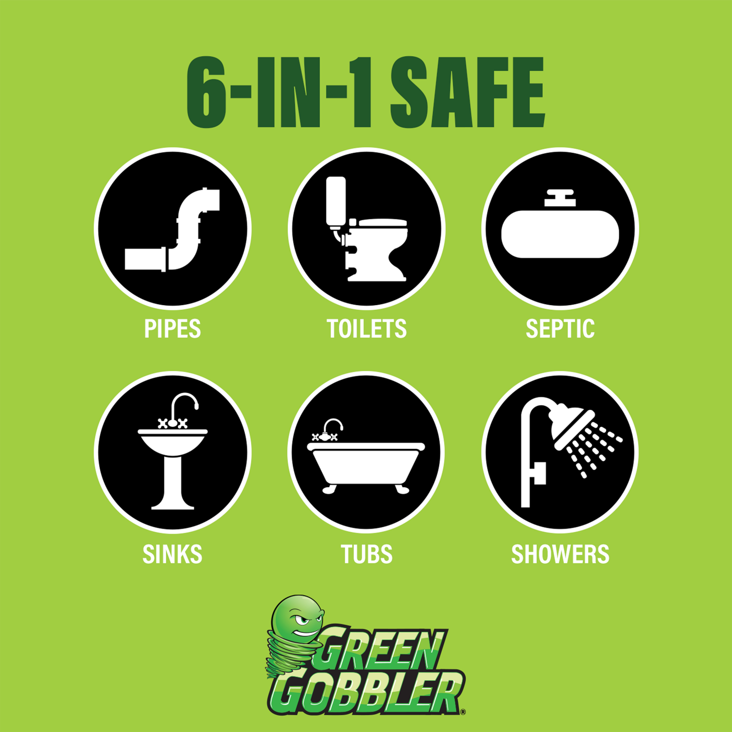 slide 4 of 8, Green Gobbler Industrial Drain Clog Dissolver 128oz, 128 oz